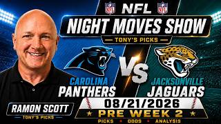 Panthers vs Jaguars NFL Pre Week 2 Betting Odds Picks 26 Night Moves Show