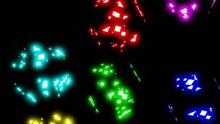 Color Cubes Vj Loop  Shines Abstract Aesthetic Light Reflection 4K VJ Loop Moving Background