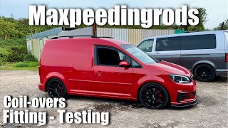 Vw caddy 2k fitting  testing coil over suspension