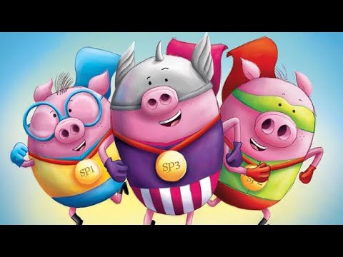 The Three Little Super Pigs by Claire Evans - YouTube