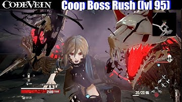 Code Vein - lvl 95 Coop Boss Fights & Dungeon (Perfect Run PS4 Pro)