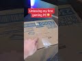 Unboxing my first gaming PC #pc #pcbuild #pcbuilding #prebuiltpc #pcmr #gamingpc #pcgaming #pcgamer