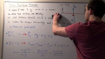 Static Equilibrium Example # 3
