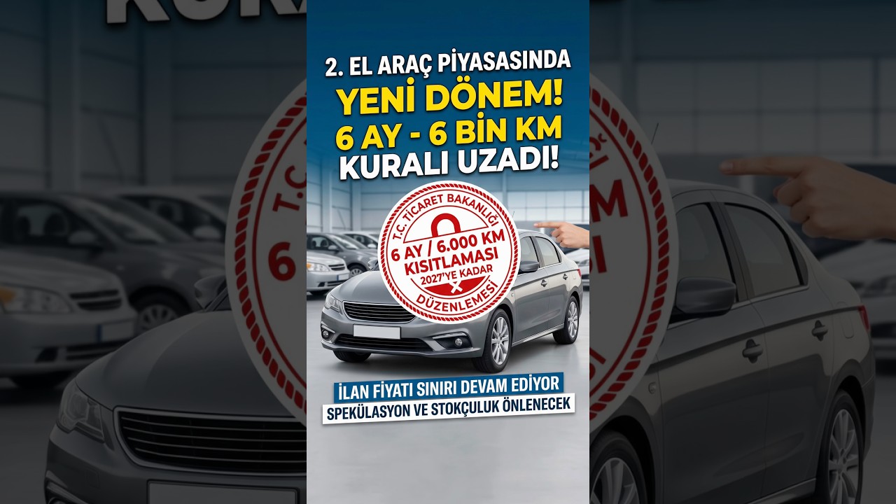İkinci el otomobil satışında önemli karar #otomobil #gündem #ikinciel #ikincieloto #otogaleri