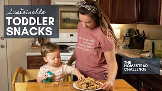 Sustainable Toddler Snacks | DIY Granola Bars and Pouches for Kids