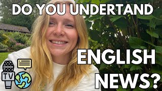 Improve your English watching the NEWS // Can you understand the news in English?