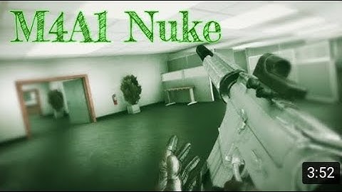 [BULLET FORCE] SUPPRESSED M4A1 HANDCAM NUKE
