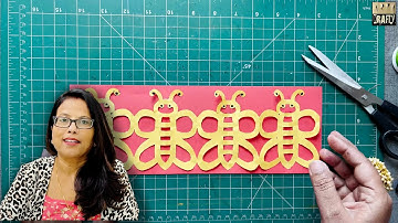 A Unique BUTTERFLY Design for Bulletin Board Border | 5 - Minutes Design | Student