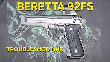 Beretta 92FS Troubleshoot: Slide Does Not Lock Back After Last Round Fired