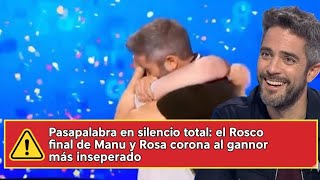 Hasta Aquí Hemos Llegado El Desgarrador Adiós De Manu Que Paraliza Pasapalabra