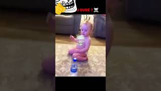 Best Bottle Flip Challenge..💀 #trollface #troll #trollfaceedit #shorts #edit