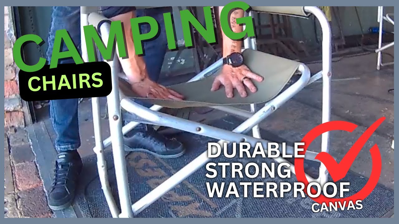 Camping Chairs Get a Makeover with Ripstop Canvas YouTube