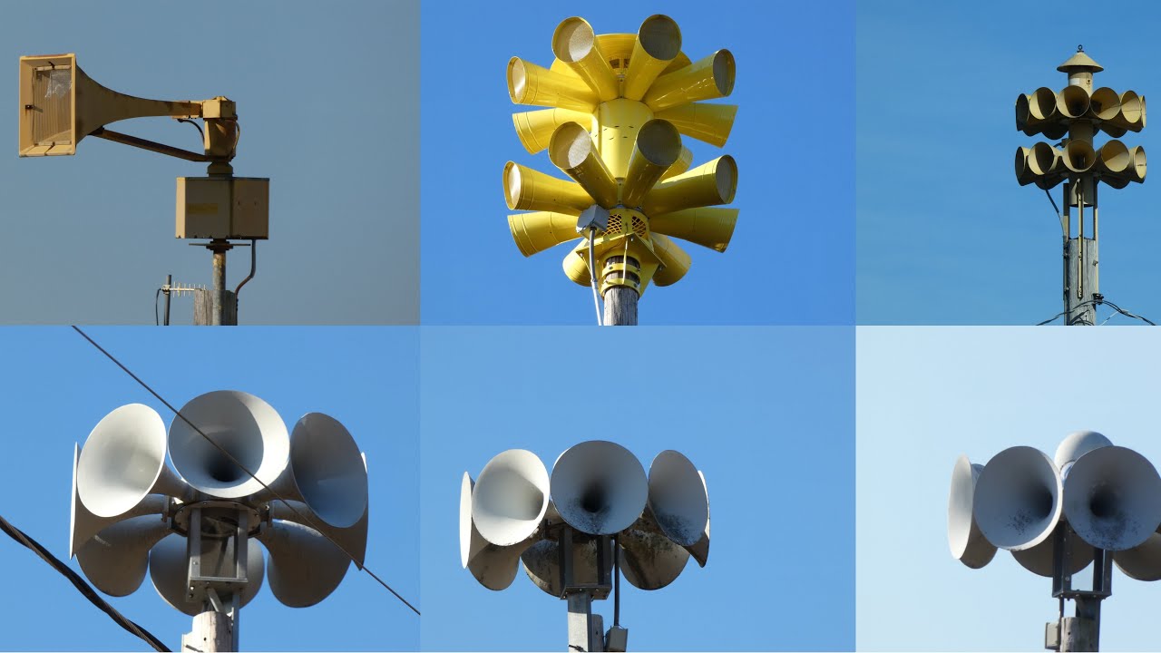 Siren Ambience, Salem Missouri, (Salem City monthly Siren Test) 