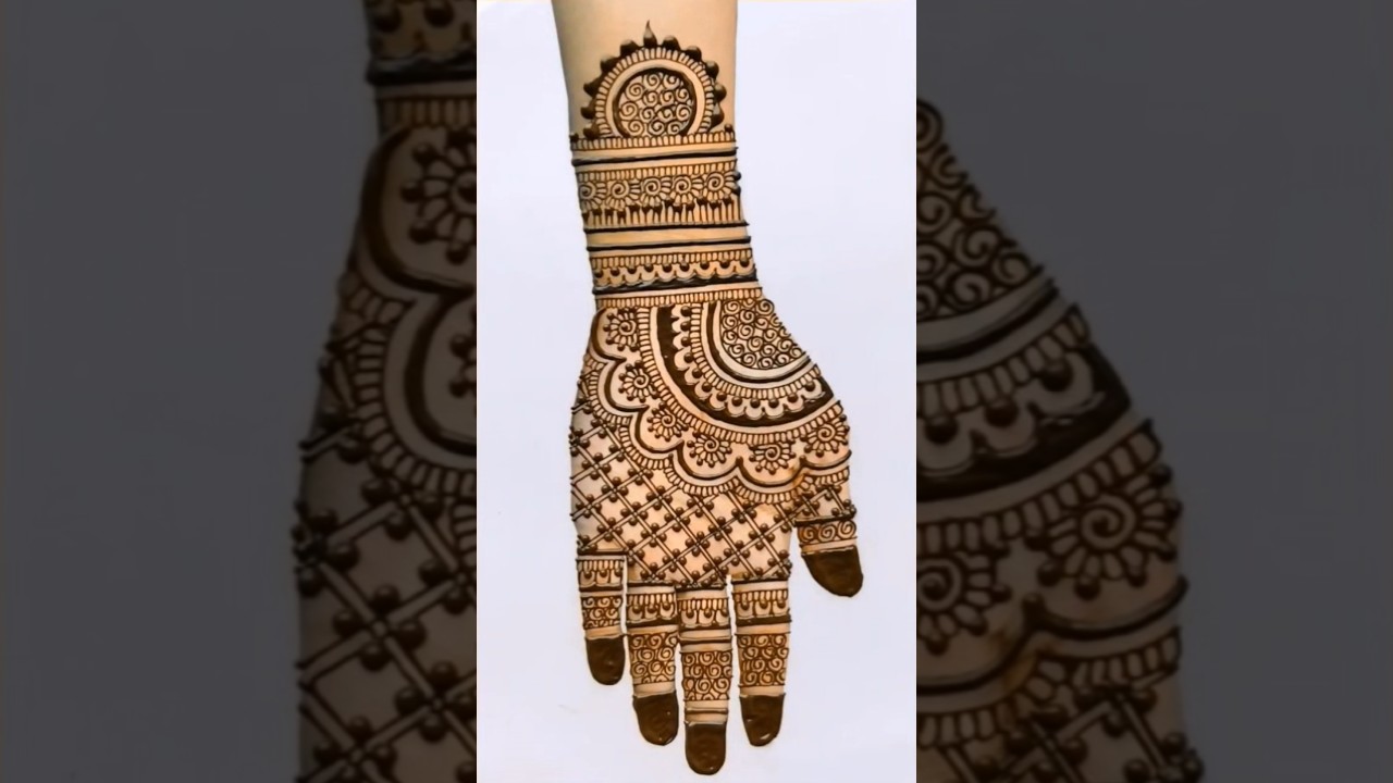 New Letest Stylish Bridal Mehndi Design New Easy Indian Mehndi Design  Dulhan Mehndi Design 