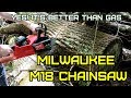 M18 Milwaukee Battery Chainsaw 2727-21HD Test, Review, Hands-on. Better than gas!
