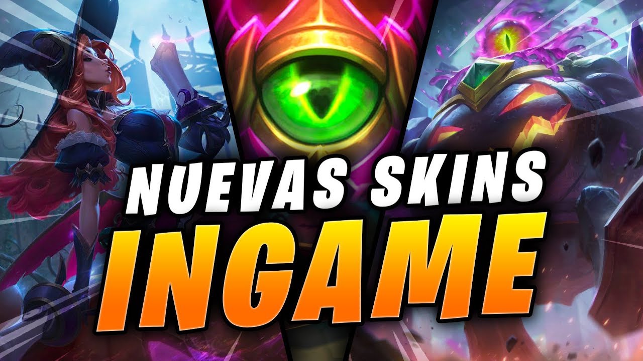 🎃NUEVAS SKINS HARROWING IN GAME🎃KASSADIN - MISS FORTUNE - BLITZCRANK