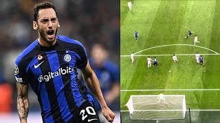 Hakan Çalhanoğlu Goal Vs Barcelona All Angles Fan Reaction Inter 1-0 Barcelona