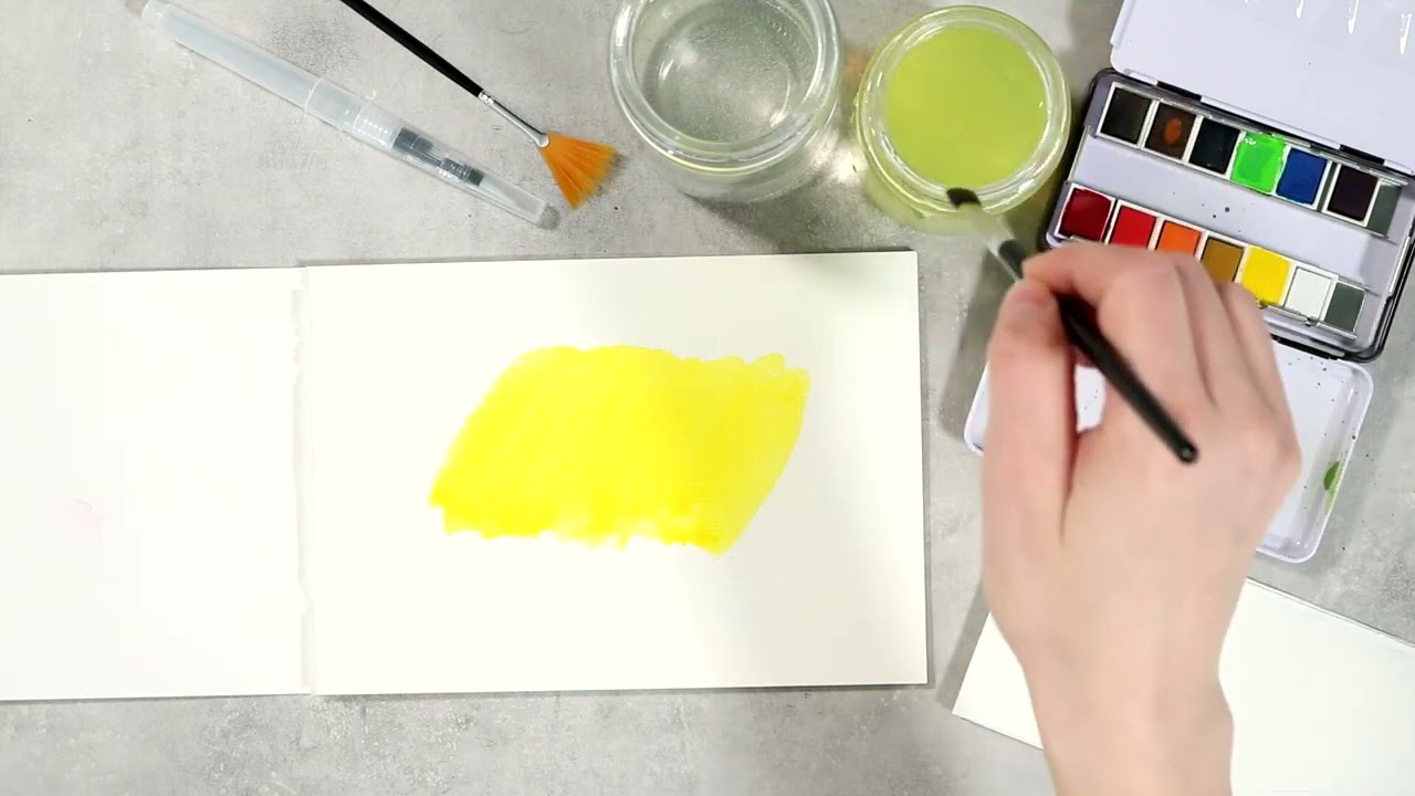 Aquarellen met de nat op droog techniek - iHobby