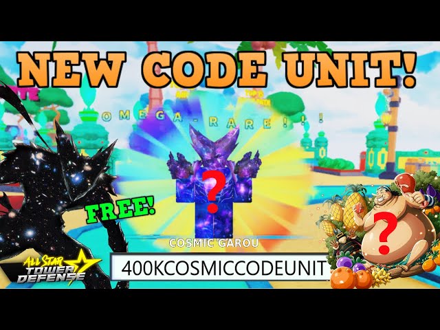 NEW 2 EXCLUSIVE UNITS CODES + 1000 GEMS! All Star Tower Defense