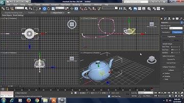 3Ds Max Tutorial useing Trajectories | Tamil |