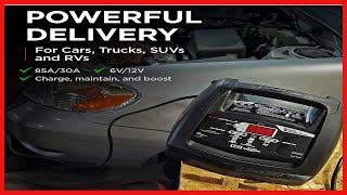 Schumacher SC1307 Fully Automatic Battery Charger with Engine Starter, Boost, Maintainer, and Advanc