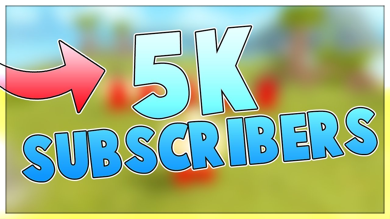 5,000 Subscriber Video + Face Reveal Tomorrow TapWaterRBLX YouTube