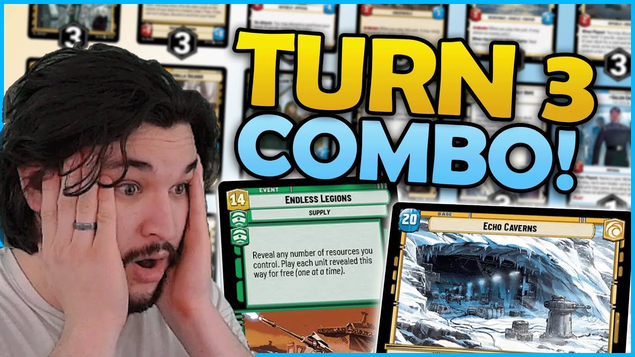 TURN 3 ENDLESS LEGIONS COMBO! | Star Wars Unlimited