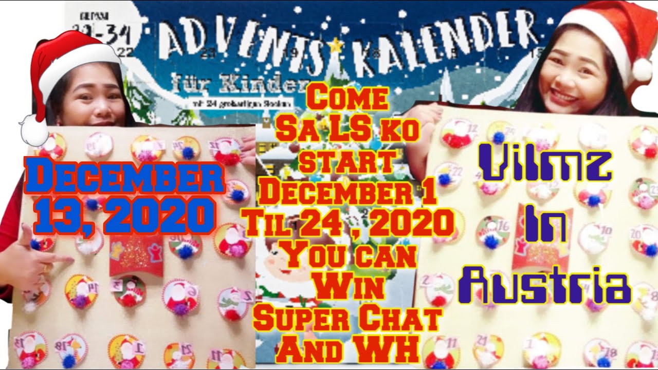 Welcome to my LS. Advent Kalendar Raffle draw tonight- 13th Raffle draw ...
