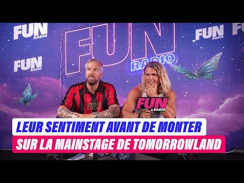 LEUR SENTIMENT AVANT DE MONTER SUR SCENE A TOMORROWLAND | Kris Kross Amsterdam en interview