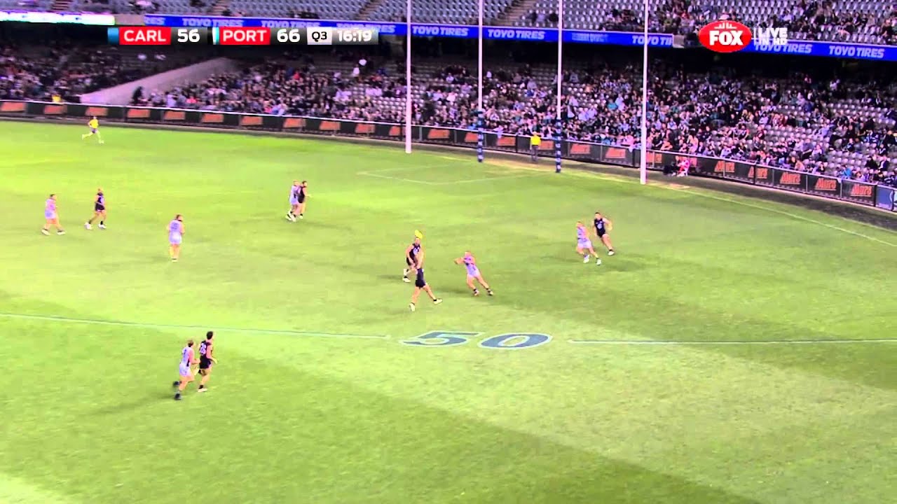 All The Goals Port Adelaide v Carlton Round 1, 2014 YouTube