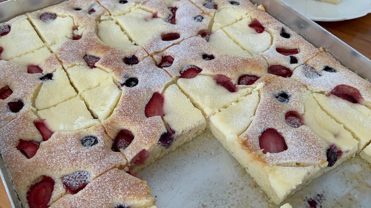 PEYNİR DAMLALI MEYVELİ KEK TARİFİ👌 DİĞER BÜTÜN KEKLERİ UNUTUN❗️ (with English Subtitles)