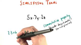 Commutative Property - College Algebra