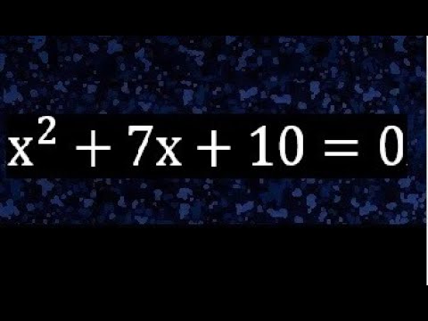 X 2 7x 10
