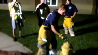 Probies turn on the hydrant race