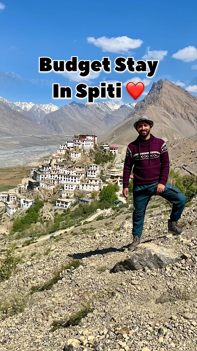 Spiti Valley - 500Rs Stay with Three time Meals | Decent food nd live with monks there 🙌Budget Stay