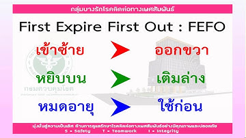 การเก็บการจ่ายตามหลัก FEFO