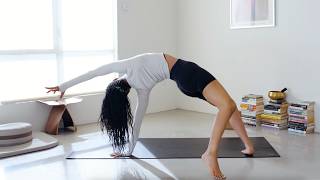 unlocking transitions | intermediate vinyasa yoga