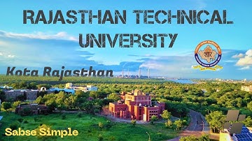 RTU, Kota (Rajasthan Technical University) - RTU Kota Video