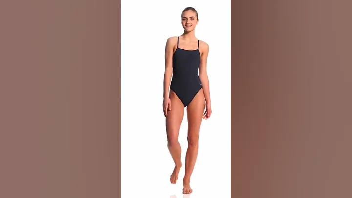 Speedo PowerPlus Solid Cross Back One Piece Swimsuit | SwimOutlet.com
