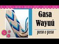 Gasa wayuu 18 cordones Ply Split