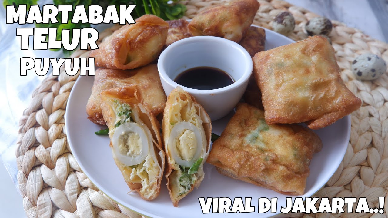 CARA MEMBUAT MARTABAK TELUR PUYUH || LAGI HITS DI JAKARTA..!! - YouTube