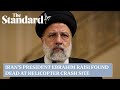 Irans president ebrahim raisi found dead at helicopter crash site