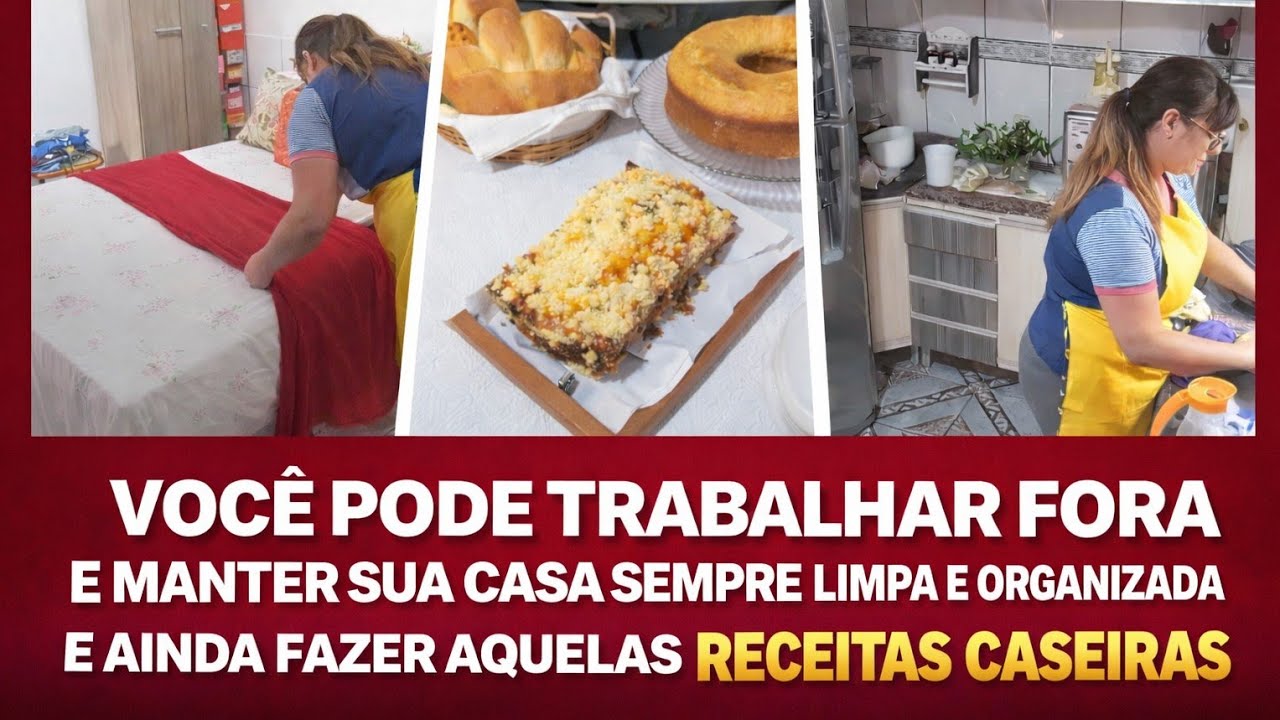 COMO TRABALHAR FORA E MANTER SUA CASA LIMPA  E ORGANIZADA 