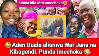 🤣💥Aden Duale alionwa War Jana na Kibagendi. Punda imechoka. Nikama alifunga hosi ya Kibagendi 😂🔥