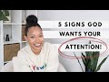 5 Signs God is Trying to Get Your Attention | How God Speaks | Melody Alisa