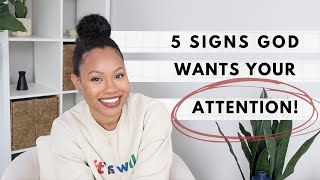 5 Signs God is Trying to Get Your Attention | How God Speaks | Melody Alisa