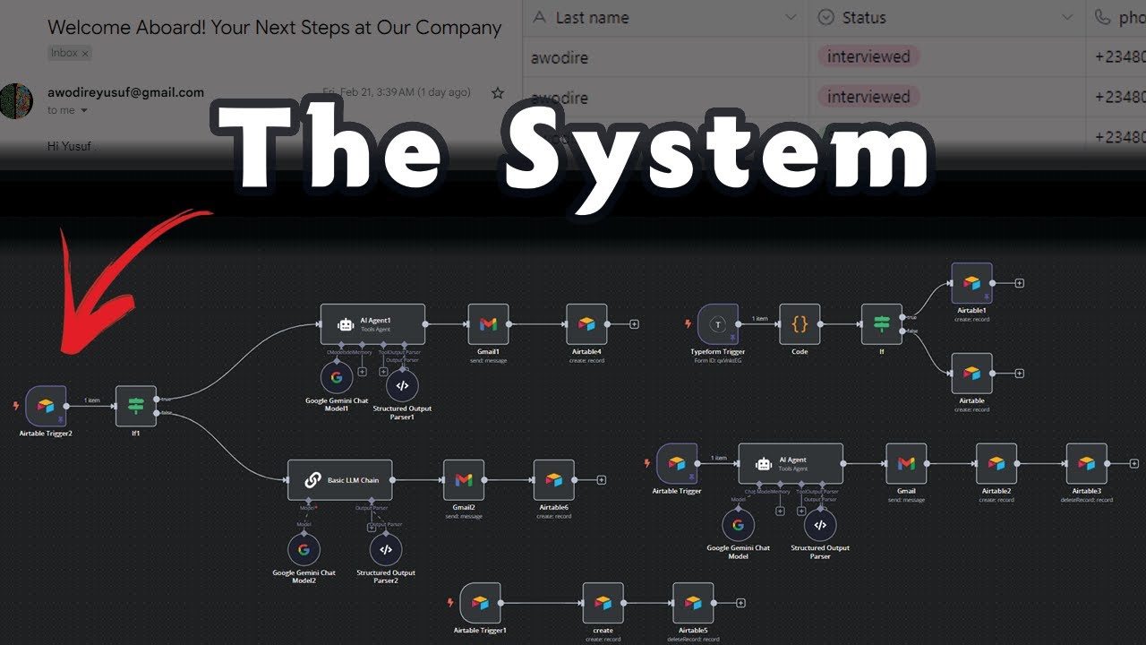 Build this AI Agent with n8n to Automate Hiring & Recruitment | n8n tutorial