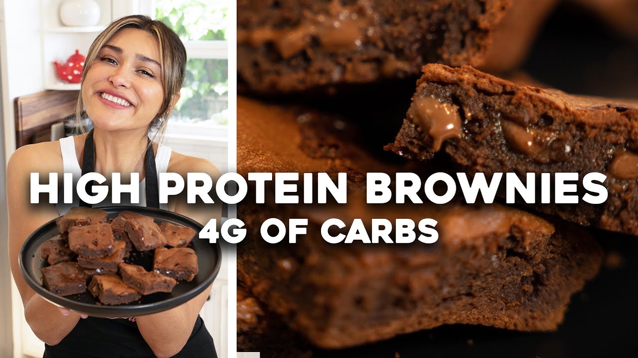 Fudgy High Protein Brownies Weight Loss Low Carb Keto YouTube