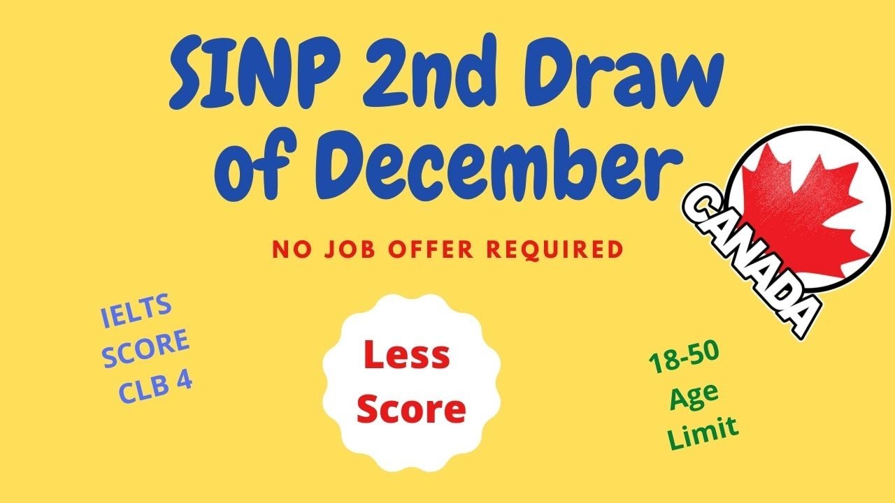 Saskatchewan 2nd draw for December | NOC Invitations in SINP EE & OID | Dream Mojo