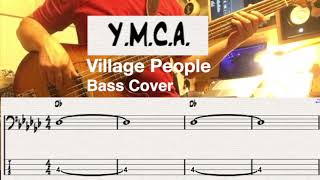 Y M C A. Village People. Bass Cover.